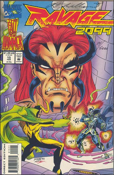 Ravage 2099 issue 15-B DF Set (Signed by Keith Williams) 1/5000
