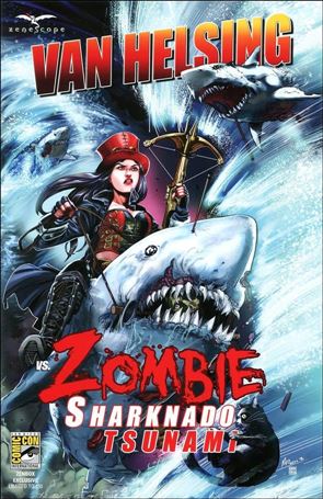 Van Helsing vs the Mummy of Amun-Ra issue 6-L Manuel Preitano SDCC ZenBox Cover 1/150