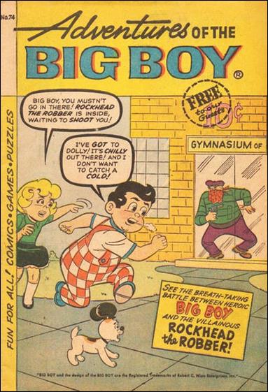 Adventures of the Big Boy issue 74-B West Coast Cover