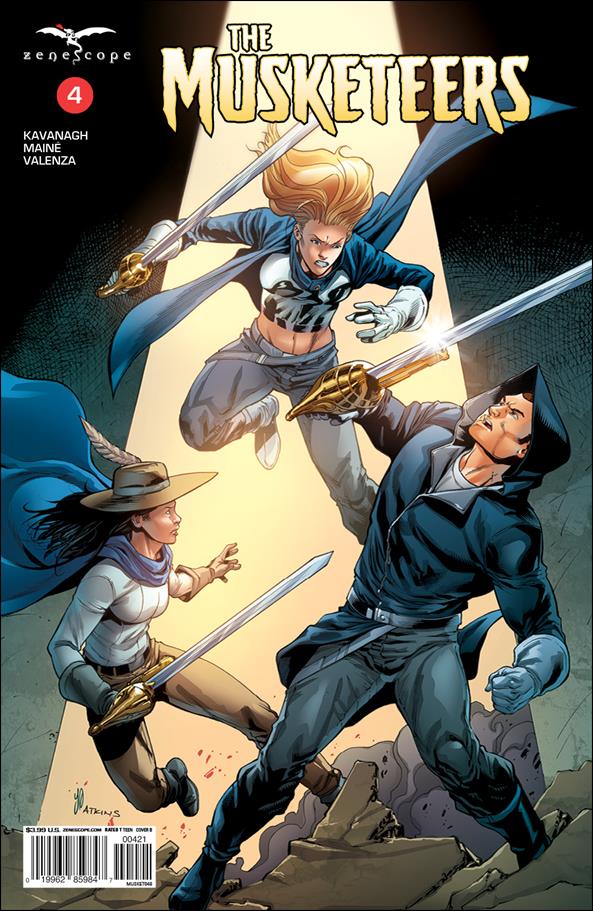 Musketeers issue 4-B Robert Atkins Cover