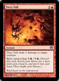 Magic the Gathering: Planechase 2012 Edition (Base Set) card 43 Fiery Fall