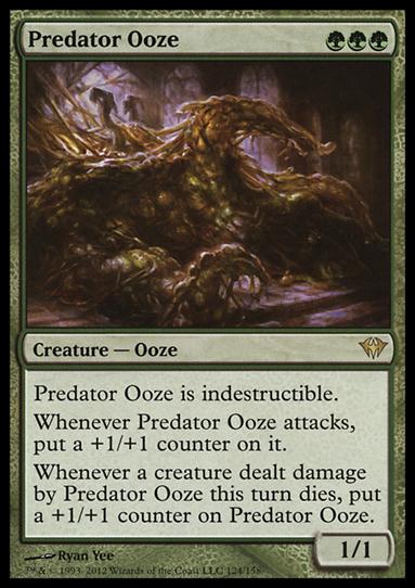 Magic the Gathering: Dark Ascension (Base Set) card 124 Predator Ooze