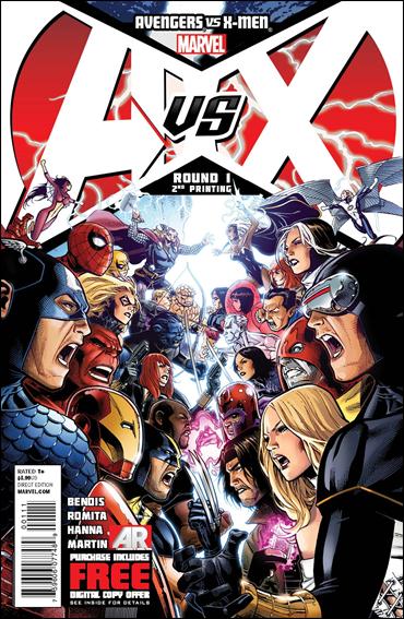 Avengers vs X-Men issue 1-L Jim Cheung "Red" Cover (2nd Printing)