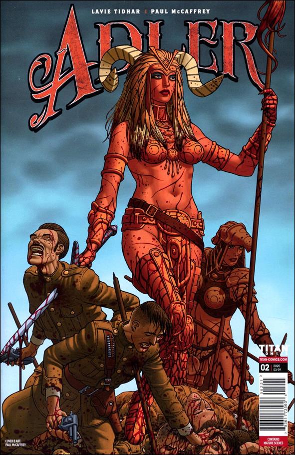 Adler issue 2-B Paul McCaffrey Cover