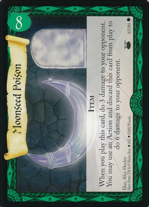 Harry Potter: Diagon Alley (Base Set) card 63 Moonseed Poison