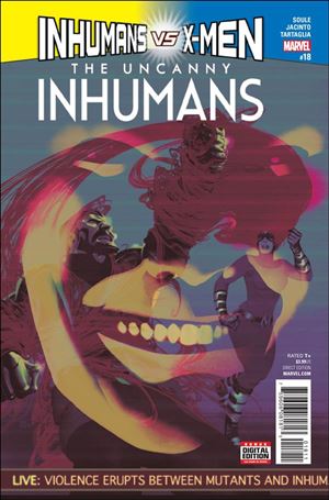 Uncanny Inhumans issue 18 Frazer Irving Cover