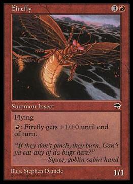 Magic the Gathering: Tempest (Base Set) card 172 Firefly