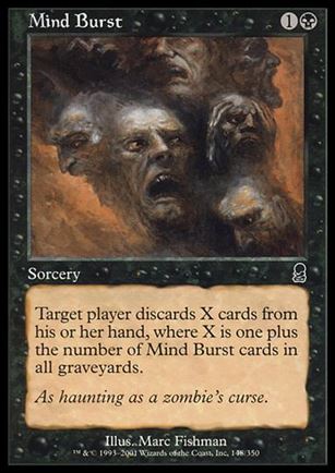 Magic the Gathering: Odyssey (Base Set) card 148 Mind Burst