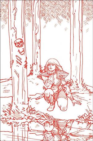 Red Sonja (2019) issue 28-F Joseph Michael Linsner Red Line Art Virgin Cover
