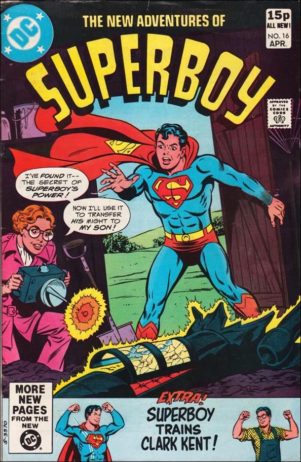 New Adventures of Superboy issue 16-B UK Price Cover