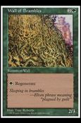 Magic the Gathering: 5th Edition (Base Set) card 338 Wall of Brambles