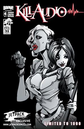Kill Audio issue 4-C Jetpack Comics Cover 1/1000