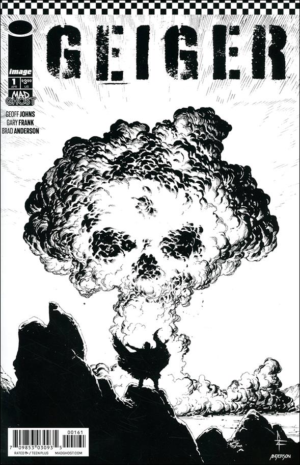 Geiger issue 1-F Gary Frank 1:Store Black & White Cover