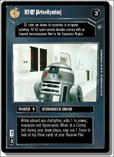 Star Wars: A New Hope Limited (Base Set) card 14 R2-Q2 (Artoo-Kyootoo)