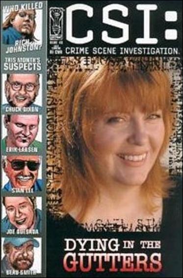 CSI: Dying in the Gutters issue 3-B Gail Simone Photo Cover