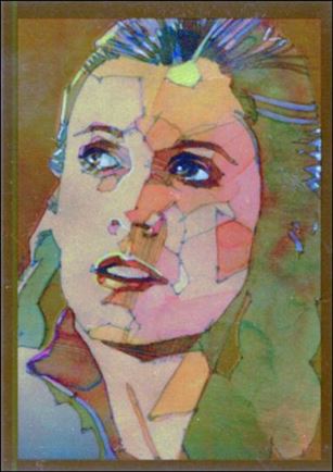 Star Wars Galaxy: Series 7 (Foil Subset) card 8-B Princess Leia - Bronze Foil