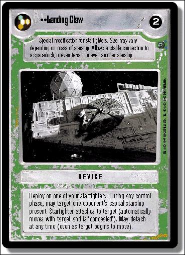 Star Wars: Dagobah Limited (Base Set) card 101 Landing Claw