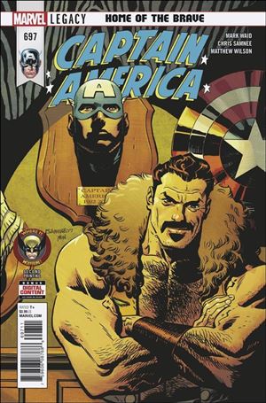 Captain America (1968) issue 697-C Chris Samnee Cover (2nd Printing)