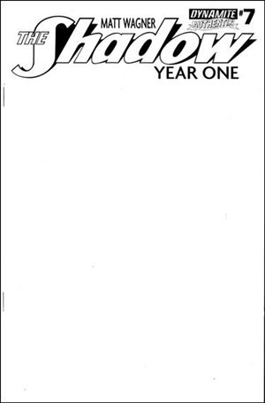 Shadow Year One issue 7-F Blank Authentix Cover