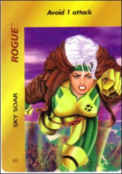 Marvel OverPower (Base Set) card nn183 Rogue: Sky Soar