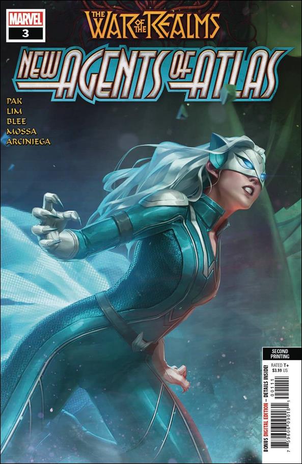 War of the Realms: New Agents of Atlas issue 3-C Gang Hyuk Lim Cover (2nd Printing)