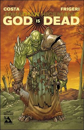 God is Dead issue 24-C Jacen Burrows End of Days Cover