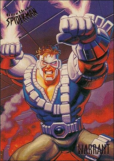 Fleer Ultra Spider-Man (Base Set) card 63 Warrant