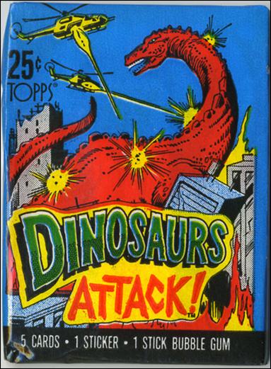 Dinosaurs Attack! card 2 Sealed Pack - Blue