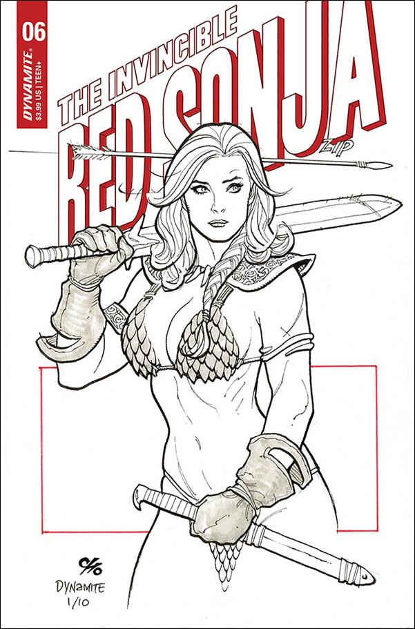 Invincible Red Sonja issue 6-D Frank Cho Cover