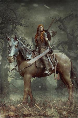 Red Sonja (2023) issue 6-K Björn Barends 1:15 Virgin Cover
