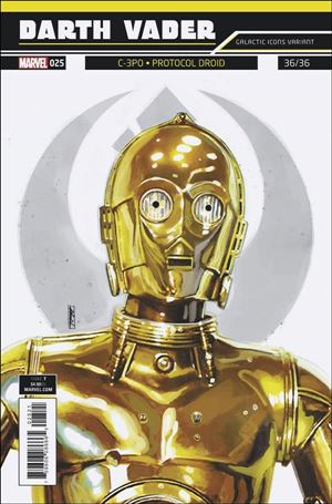 Darth Vader (2017) issue 25-B Rod Reis Galactic Icons Cover