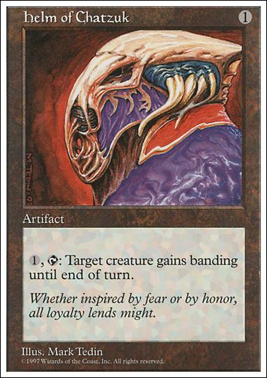 Magic the Gathering: 5th Edition (Base Set) card 376 Helm of Chatzuk
