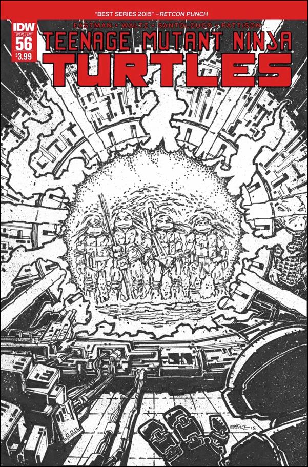Teenage Mutant Ninja Turtles (2011) issue 56-E Kevin Eastman Cover (2nd Printing) 1/1500