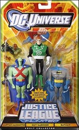 DC Universe: Justice League Unlimited - Fan Collection (3-Packs) figure 11 Guy Gardner / Martian Manhunter / Batman