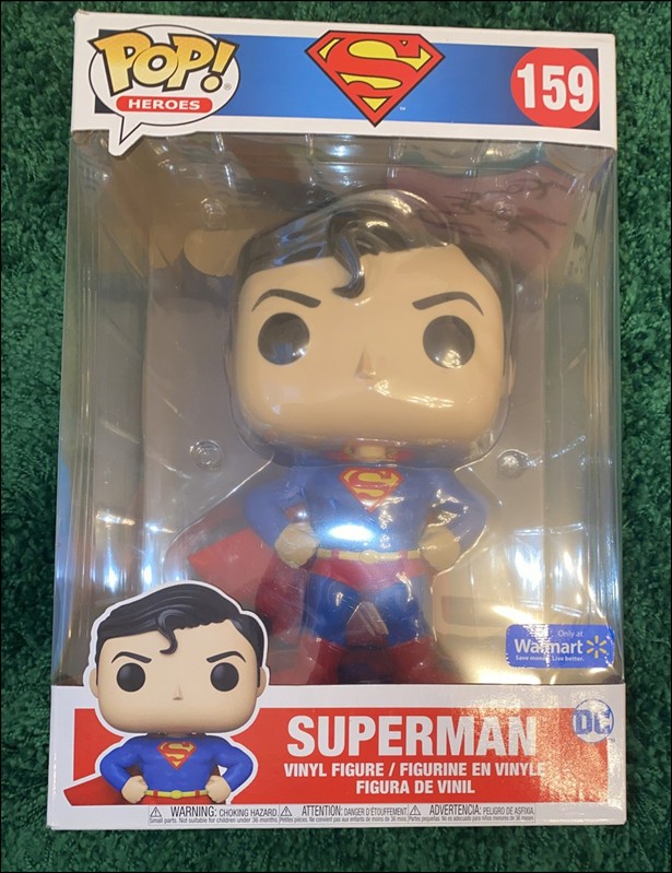 POP! Heroes figure 159-B Classic Superman (10 inch Walmart Exclusive)
