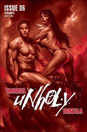 Vampirella/Dracula: Unholy issue 6-I Lucio Parrillo 1:10 Red Tint Cover