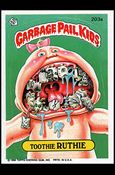Garbage Pail Kids: Series 05 (Base Set) card 203a Toothie Ruthie