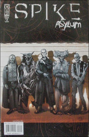 Spike: Asylum issue 2 Franco Urru Cover