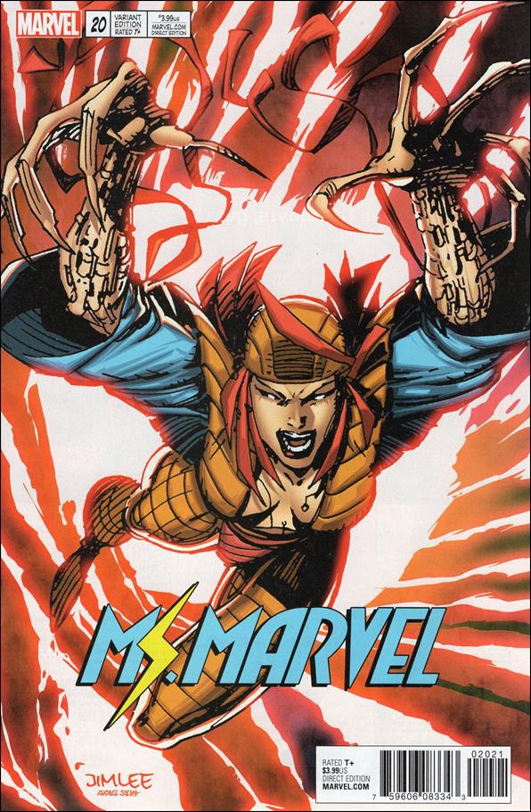 Ms. Marvel (2016) issue 20-B Jim Lee X-Men Trading Card Cover