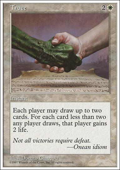 Magic the Gathering: 5th Edition (Base Set) card 65 Truce