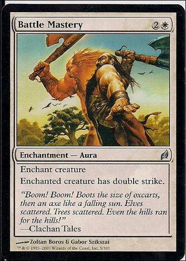 Magic the Gathering: Lorwyn (Base Set) card 5 Battle Mastery