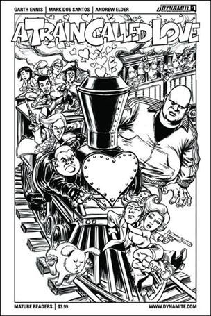 Train Called Love issue 1-B 1:10 Black & White Cover 