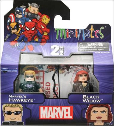 Marvel Minimates (Exclusives) figure 110 Marvel's Hawkeye and Black Widow