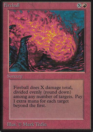 Magic the Gathering: Limited Edition Alpha (Base Set) card 149 Fireball