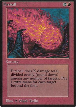 Magic the Gathering: Limited Edition Alpha (Base Set) card 149 Fireball