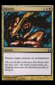 Magic the Gathering: Commander (Base Set) card 211 Mortify