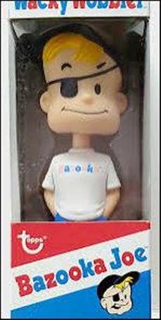 Wacky Wobblers (Advertising) item Nn5-B Bazooka Joe  (blue base)