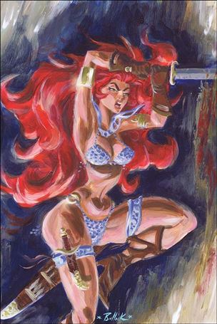 Red Sonja (2017) issue 22-F Dave Bullock 1:10 Virgin Cover