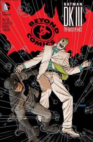 Dark Knight III: The Master Race issue 1-LH Dave Johnson Beyond Comics Store Logo Cover