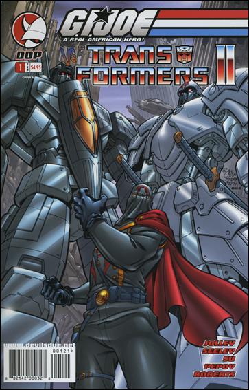 G.I. Joe vs the Transformers (2004) issue 1-B E.J. Su Decepticons & Cobra Cover